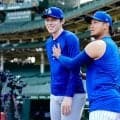 今永昇太、佐々木朗希に「顔ちっちゃ！」　いきなりイジリ炸裂…試合前に談笑、WBCでは同僚