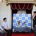 関大野球部が吉村知事に５４年ぶりの優勝報告