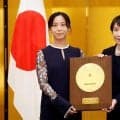高木美帆さん 国民栄誉賞表彰式へ