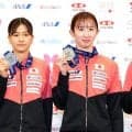 【卓球】18歳張本美和＆カットマン橋本帆乃香がいきなり激突　同学年“ひなみま”も今日初陣