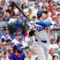 大谷翔平、25号先頭打者弾　今永から豪快ライナー弾、敵地騒然…イチローの日本人記録に「あと2本」