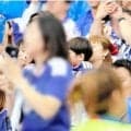 Ｗ杯スタンドで輝いていた堂安律の妻　「出産後とは思えない美美♥」ドイツのホテルで上品姿、第１子娘出産をＷ杯後に公表