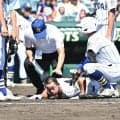 健大高崎にアクシデント　４番・佐藤が頭部死球を受け担架でグラウンド外へ搬送　スタンドが静まりかえるも四回守備から復帰→大きな拍手に包まれる