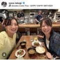 高木菜那さん、仲良しの五輪金メダリストの誕生日を祝福「かわゆい」「お二人とも素敵な笑顔」