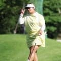首位タイ発進の鈴木愛「優勝争いがしたい」大会前に熊本の被災地へ1000万円の救援金贈る