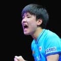 【卓球】張本智和、４強進出　美和との兄妹同時Ｖまであと２勝　フランスのＡ・ルブランを下す