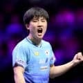 【卓球】張本智和「ストレートで勝てるとは…」 Ａ・ルブランに快勝 第１Ｇ１９-１７、第２Ｇは７点差大逆転で２連覇に前進！ 準決勝は松島輝空と日本人対決…ＷＴＴチャンピオンズ横浜