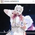 「肉体美最高！」人気女子レスラーが覆面外して上腕二頭筋強調　後ろ姿にもファン騒然「良い背中」「キレイな逆三角形」