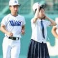名前の由来は校歌から　りんとした声、打席に届いた　新田マネジャー
