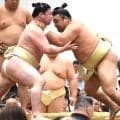 霧島が夏巡業で本格始動「そろそろ、始めようかなと」時疾風、伯乃富士と10番申し合い稽古