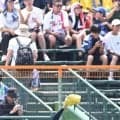 横浜-沖縄尚学　試合開始前からファン注目　末吉良丞のブルペン投球には人だかり　織田翔希は遠投でじっくり調整　開場前から甲子園周辺に多くの人が