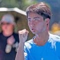  松岡隼 日本勢対決制し初戦突破 