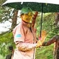 桑木志帆は6時間超の練習＆新アイアンをテスト 祝福で全英V実感「あ、勝ったんだな」