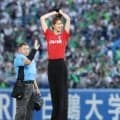 【ヤクルト】185cm長身目立つ、元バレー女子日本代表木村沙織さん始球式「ちょっと悲しい」