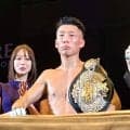 【ボクシング】大橋波月、湘南龍拳ジム初の王者に 「オヤジ、獲って帰って来たぞ！」川端龍也会長にベルト手渡す…日本ライトフライ級タイトルマッチ