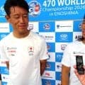 磯崎哲也、関友里恵組　表彰台逃す　メダルレース２本目でまさかの最下位　総合４位で終える　セーリング４７０級世界選手権