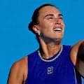  世界1位 勝利も強風と酷暑に苦戦 