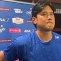 大谷翔平、PS二刀流は「イメージしている」　痛む左膝で1か月登板なしも「最短で帰る」