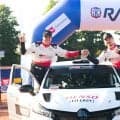 TOYOTA GAZOO Racing WRC チャレンジプログラム4期生の尾形莉欧がFRCラリーキテーで2位