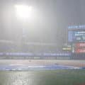【DeNA】阪神戦の雨天中止を発表　試合開始直前からハマスタ周辺は強い雨、雷も…