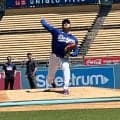 大谷翔平ライブBPに登板　50日ぶり打者相手に30球　ロバーツ監督「鍛えるためにゆっくりと」