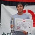 小髙未織 快勝でインカレ室内V