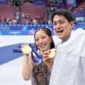 りくりゅうペア婚約発表　高橋成美さんが「素敵！！いつまでも応援しています！！」２人の投稿にコメント書き込む　２月の五輪では３人で「ペア最高！」