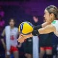 【バレー】日本女子、第３セット一時７点リードもミスで２点差に　最後は突き放しストレート勝利