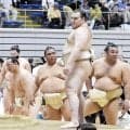 安青錦が師匠・元安美錦の故郷青森を巡る、師匠の母から手料理「ナスの漬物が美味しかった」【大相撲夏巡業】