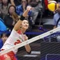 【バレー】母・大友愛さん驚嘆「すごい」　初先発・秋本美空がフルコースの大暴れ　初得点＆サービスＡ＆ブロックでチーム１位の９得点…女子日本が第１セット先取し１次Ｌの首位突破確定、アジア選手権・ベトナム戦