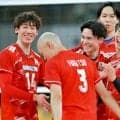 【バレー】日本男子、第１セットは２３-２５で落とす　石川祐希ら先発、五輪３度金メダル・ブラジルとアジア選手権前最後の強化試合