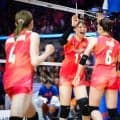 【バレー】女子日本、ストレート勝ちに王手　第２セットは２５ー１７　３－０で全体２位で決勝Ｔへ　ベトナムに２－０　あと１セット…アジア選手権１次Ｌ最終戦
