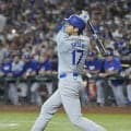 大谷翔平　第５打席で左越え三塁打！全力疾走に敵地が騒然　第４打席後に足を引きずるようなしぐさも　ド軍はまさか無得点で連勝ストップ