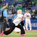 【ヤクルト】「IMP．」基俊介、横原悠毅、椿泰我が登場　横原が始球式「すごく貴重な経験」