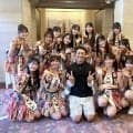 【男子ゴルフ】ＨＫＴ４８が１８番グリーン脇で熱狂ライブ！　選手会長・阿久津未来也は「勉強不足」でダンスできず反省