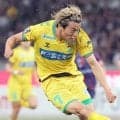 Ｊ１千葉・１７年ぶりＪ１でのゴール　田中和樹が決めた！　田中はさらにもう一発　２-４で後半へ