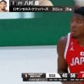 「うますぎ」「ドンチッチみたい」八村塁の“華麗ムーブ”で相手崩壊！河村勇輝アシストから極上ユーロステップ【バスケW杯予選】