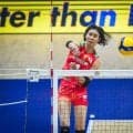 【バレー】日本女子２セット連取！和田由紀子サービスエース連発　最後も和田の強打で25－16
