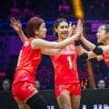 【バレー】日本女子、ロス五輪予選の２７年Ｗ杯切符に王手！　第２セットも連取２５ー１６　和田由紀子の２連続サービスエースさく裂　相手はヒジャブかぶった世界３８位イラン　第３セットも“ユッコにおまかせ”…３位決定戦、アジア選手権