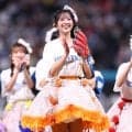 日本ハム戦　「ＳＷＥＥＴ　ＳＴＥＡＤＹ」がファーストピッチ　北海道出身の庄司なぎさが投球　場内から「ナイスピッチ！」の声響く