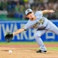 【阪神】伊藤将司は５回３失点で降板　味方失策が絡んで失点も粘った