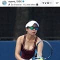 「ナイスバディ」「対戦したら集中できない」プロテニス選手が「抜群スタイルだな」「自分の武器を知っている！」園田彩乃にくぎ付け