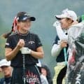 黒色ミニスカート河本結、28歳初戦は７番で初バーディー　先月29日が誕生日　国内女子第１日