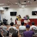 阪神２軍戦中止でファーストピッチ予定のＫＯＢｅｒｒｉｅＳ♪が代替ライブを開催　ファンの前で始球式を披露