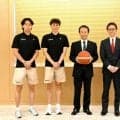 Bリーグの岐阜スゥープス　社長、選手ら知事と歓談　26日に開幕戦