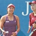  内島萌夏ペア 全米OP2回戦敗退 