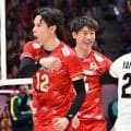 【バレー】高橋藍の背面ショットがさく裂！小野寺太志のブロックも決まり、第２Ｓも日本が圧倒