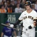 巨人・ダルベック　３戦ぶり出場も空振り三振　橋上監督代行「少しブランクが」