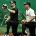 阪神・佐藤輝＆森下　４０発コンビともに意欲　佐藤輝「最後にそうなれば良い」森下「頑張ります」