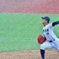 【U18】４回２死から高岡第一・前田侑大が登場　オール直球勝負150キロで空振り三振